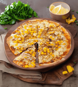 Onion + Corn Pizza