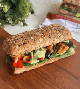 Tandoori Paneer Sub Sandwich